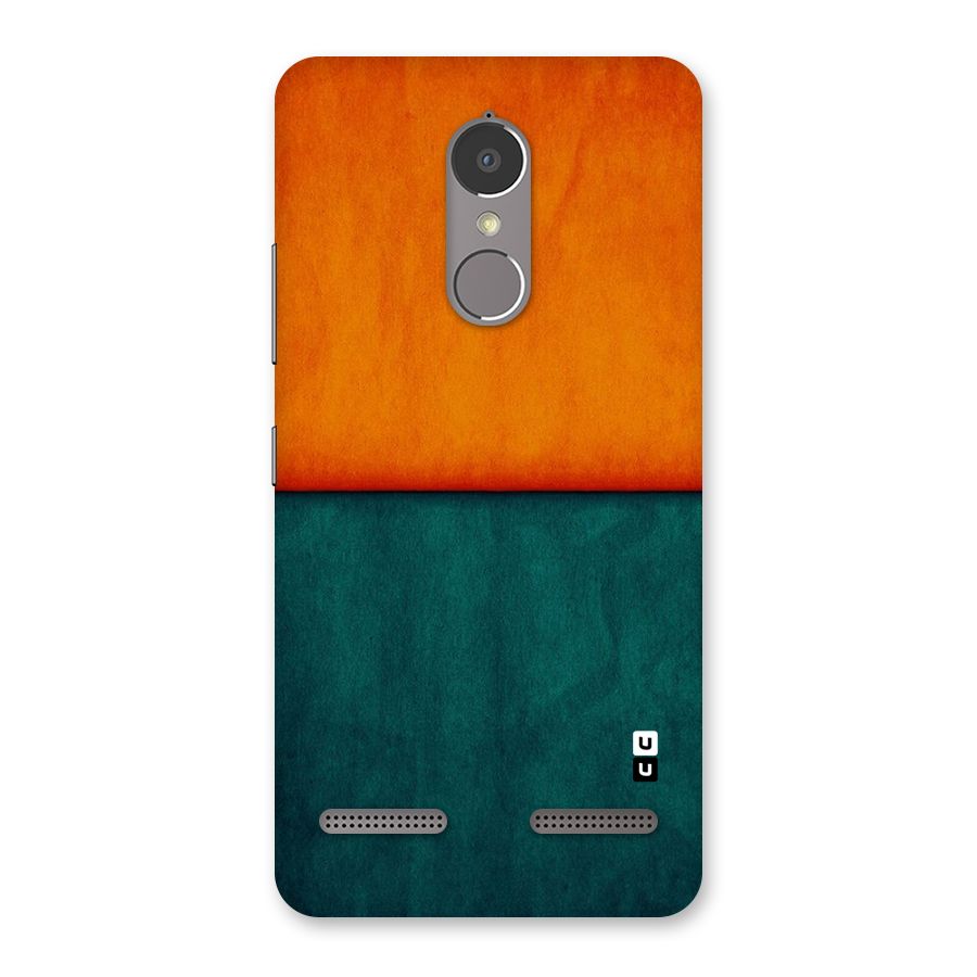 Orange Green Shade Back Case for Lenovo K6
