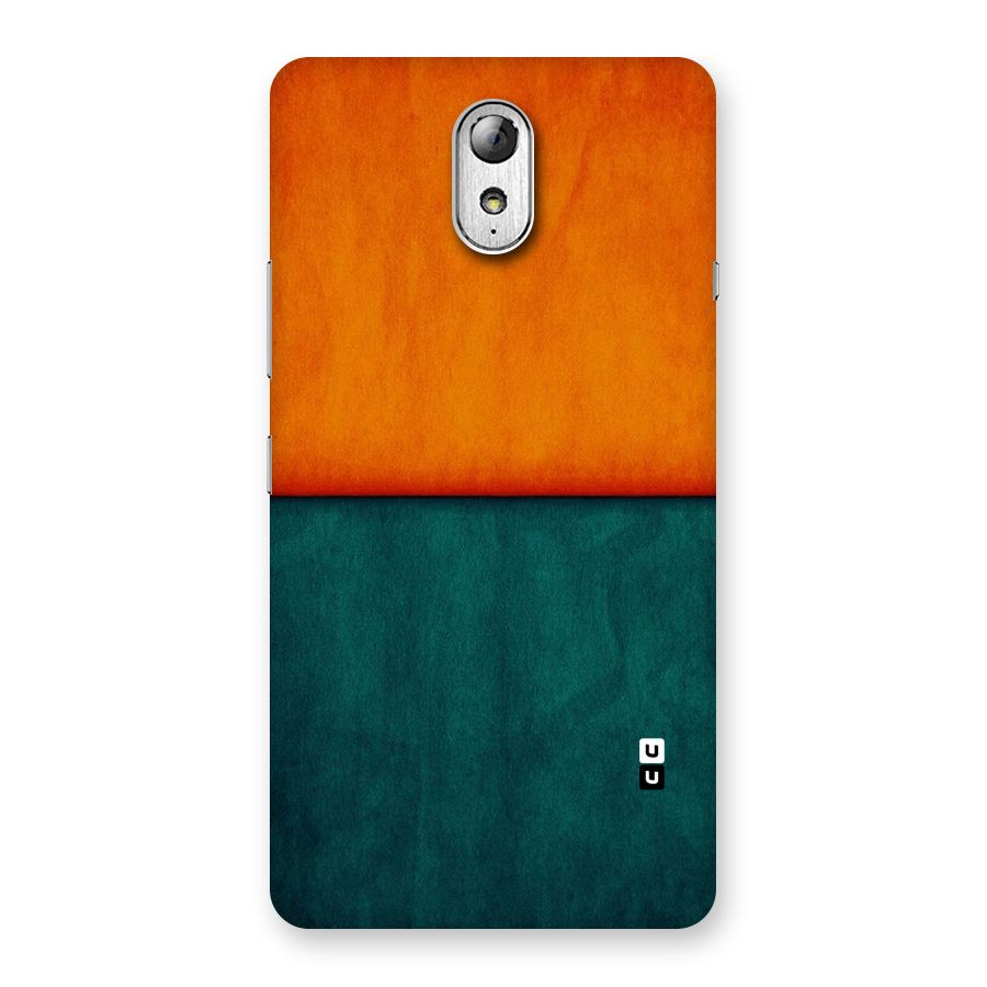 Orange Green Shade Back Case for Lenovo Vibe P1M