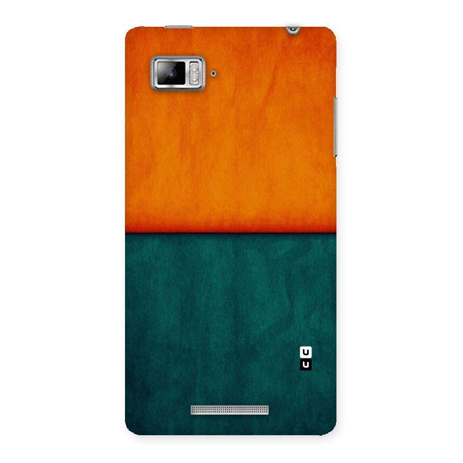 Orange Green Shade Back Case for Lenovo Vibe Z K910