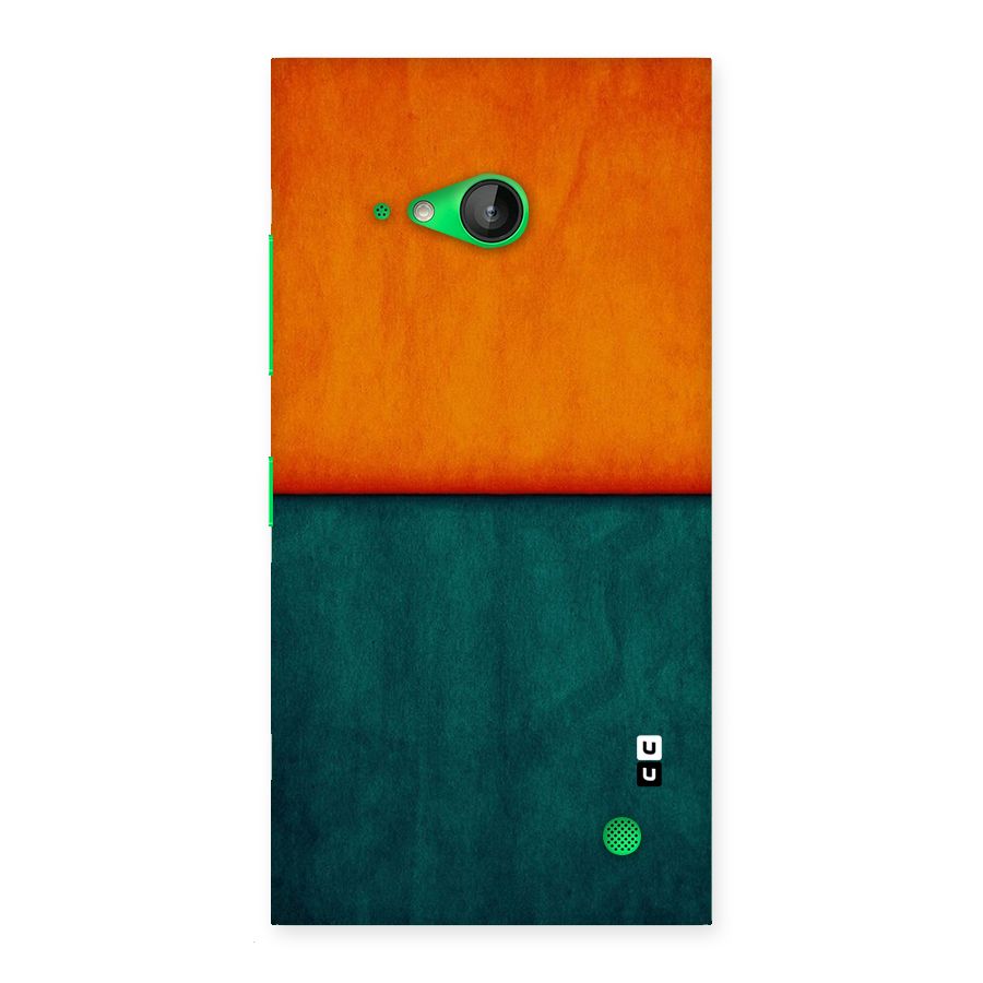 Orange Green Shade Back Case for Lumia 730