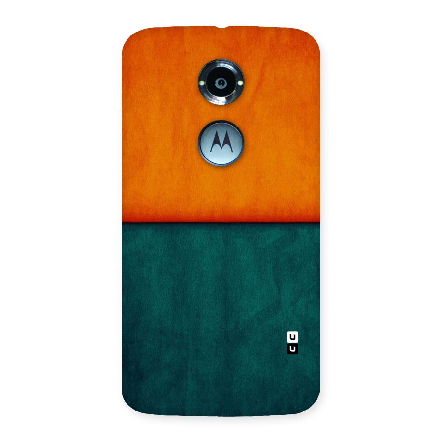 Orange Green Shade Back Case for Moto X 2nd Gen