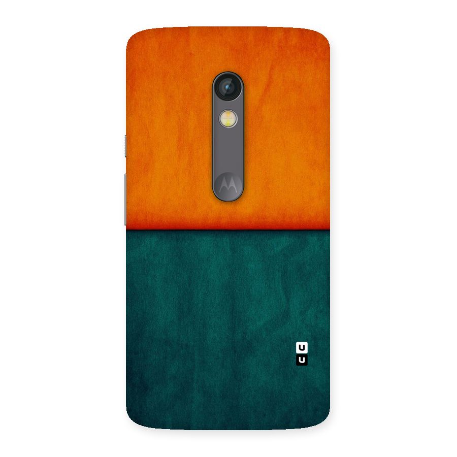 Orange Green Shade Back Case for Moto X Play