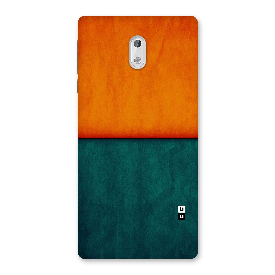 Orange Green Shade Back Case for Nokia 3
