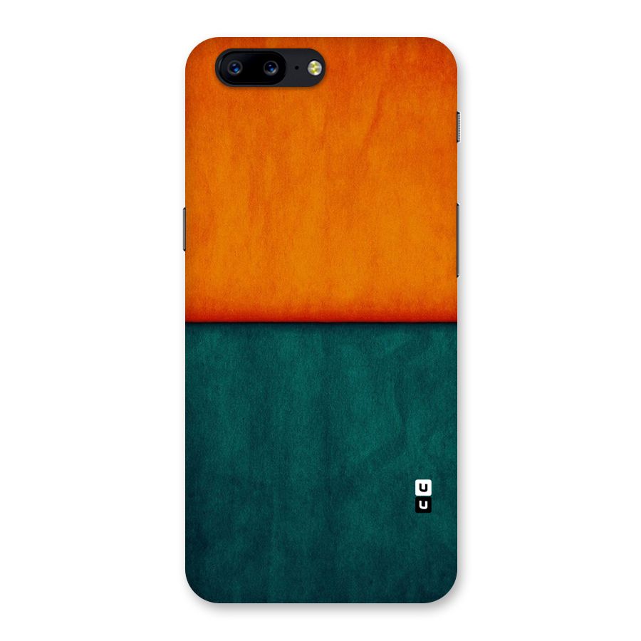 Orange Green Shade Back Case for OnePlus 5