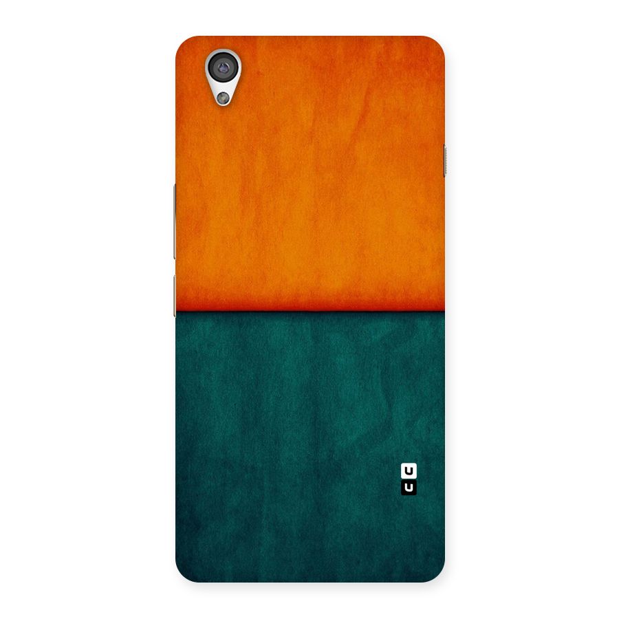 Orange Green Shade Back Case for OnePlus X