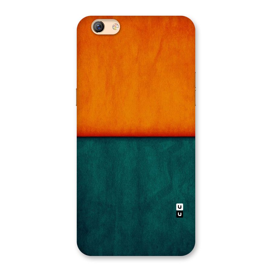 Orange Green Shade Back Case for Oppo F3 Plus