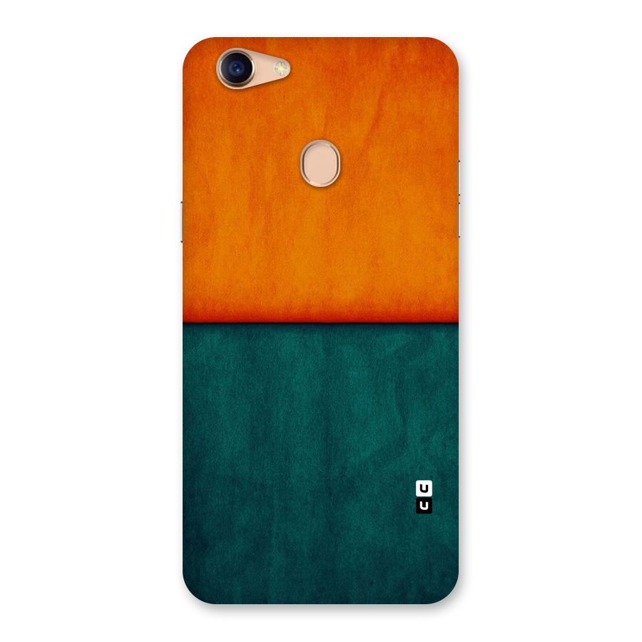 Orange Green Shade Back Case for Oppo F5