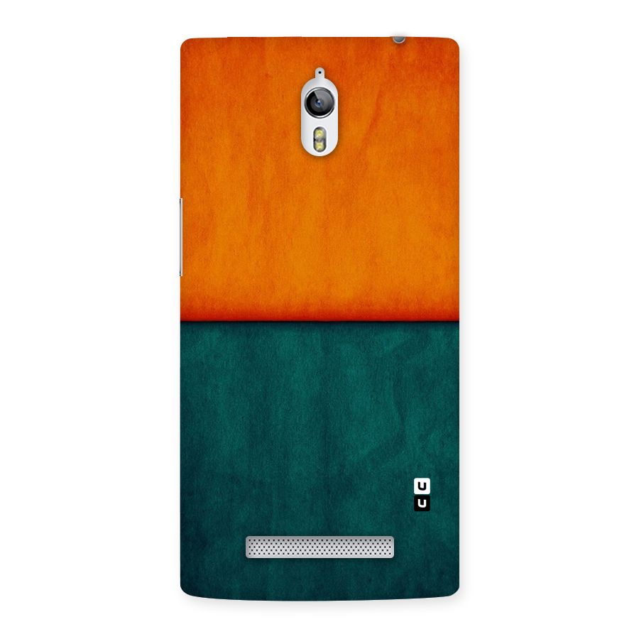 Orange Green Shade Back Case for Oppo Find 7
