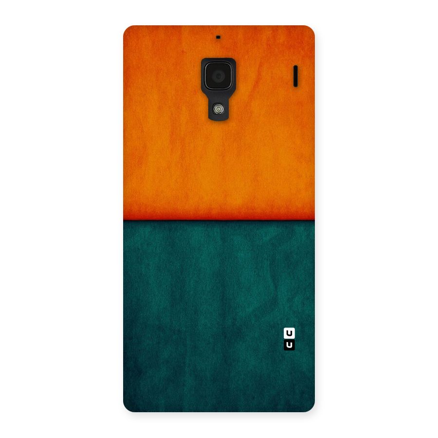 Orange Green Shade Back Case for Redmi 1S