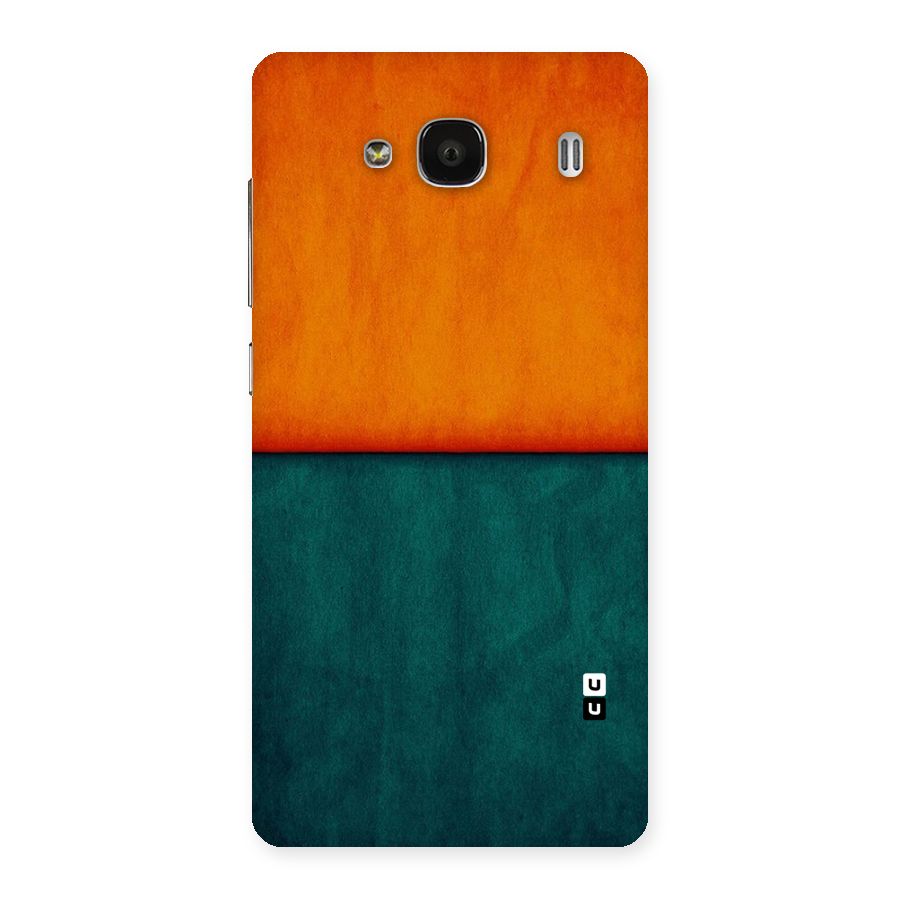 Orange Green Shade Back Case for Redmi 2s