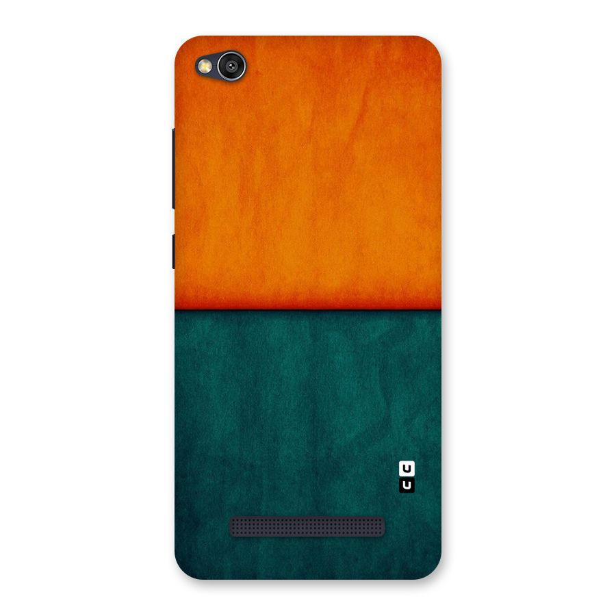 Orange Green Shade Back Case for Redmi 4A