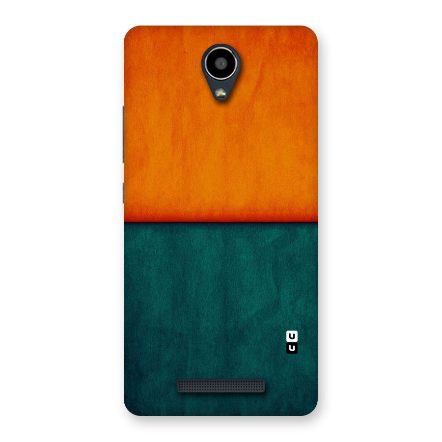 Orange Green Shade Back Case for Redmi Note 2