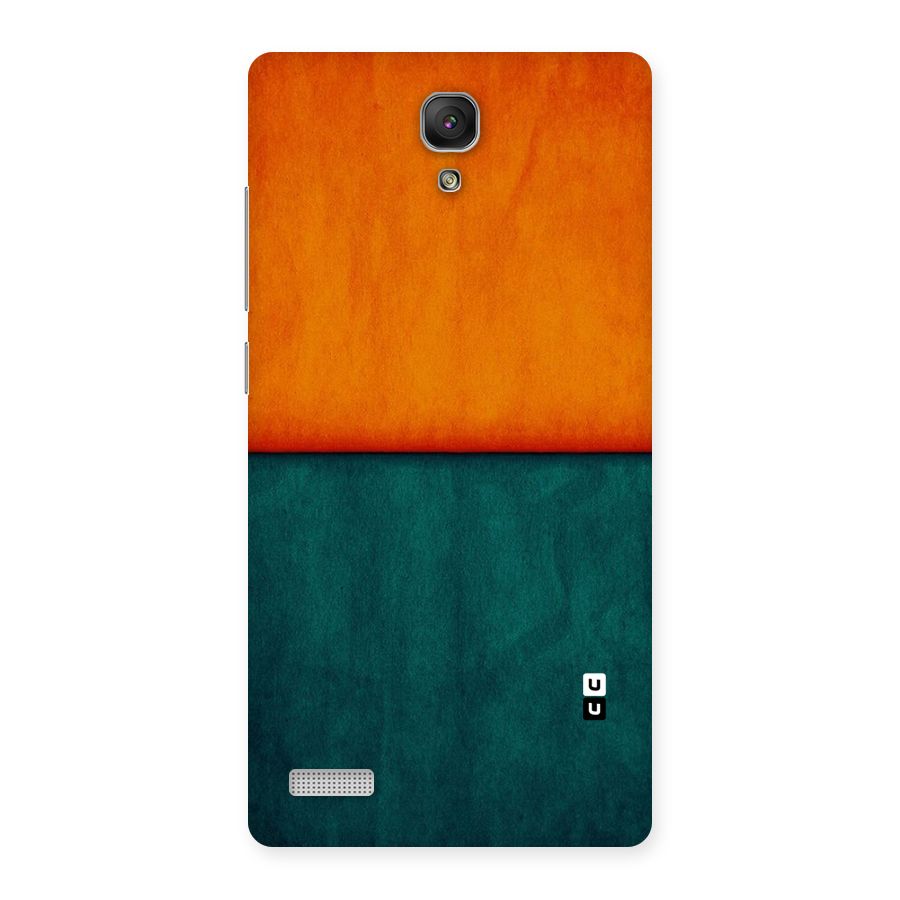 Orange Green Shade Back Case for Redmi Note Prime