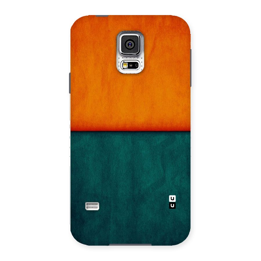Orange Green Shade Back Case for Samsung Galaxy S5