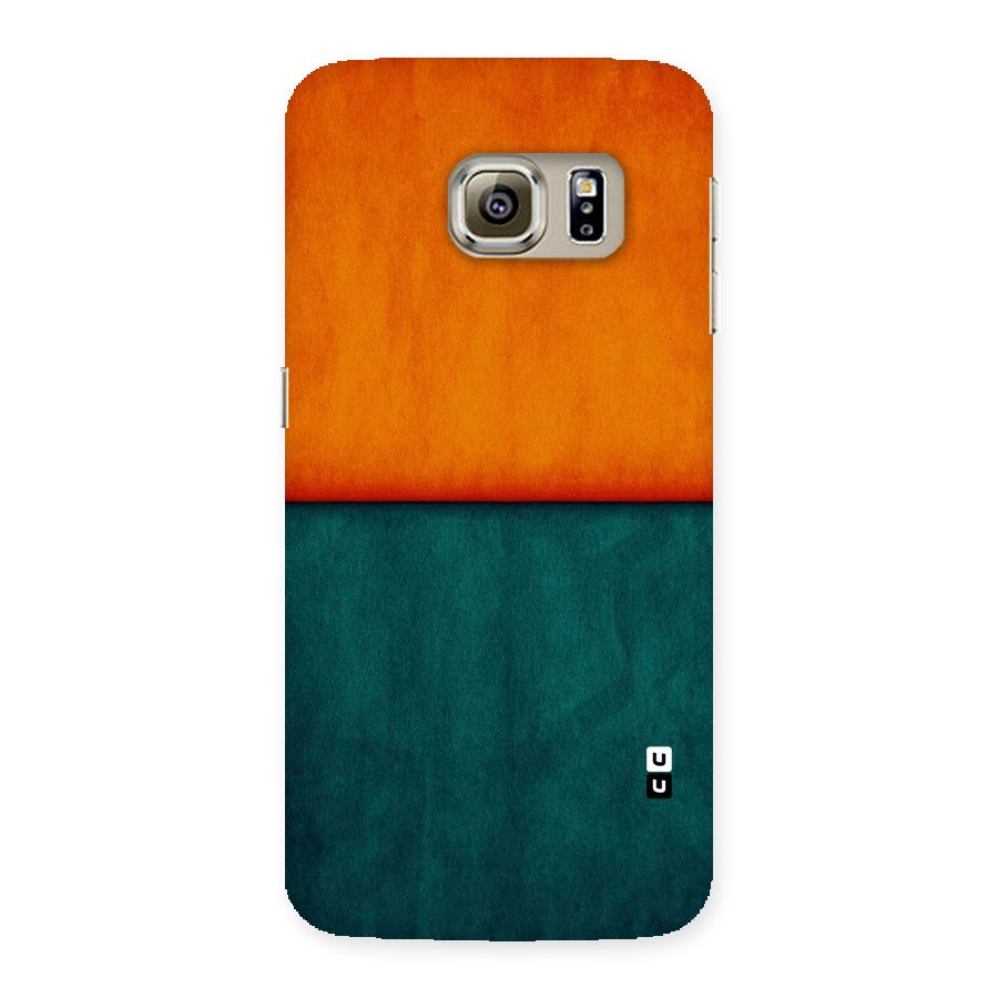 Orange Green Shade Back Case for Samsung Galaxy S6 Edge