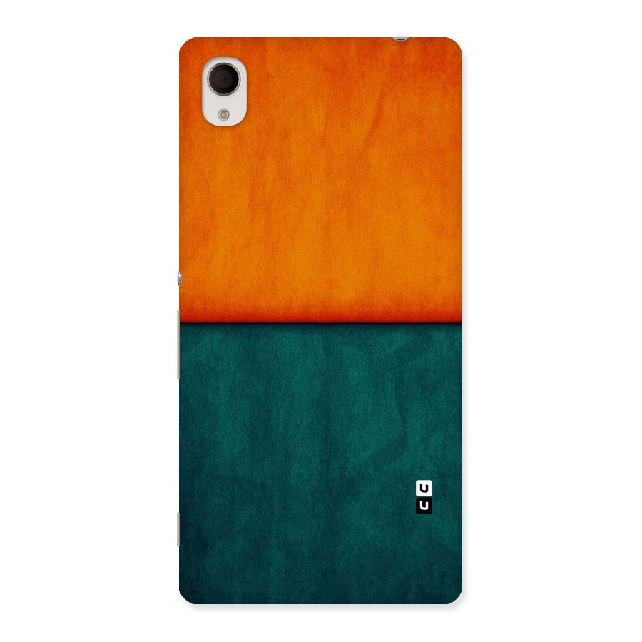 Orange Green Shade Back Case for Sony Xperia M4
