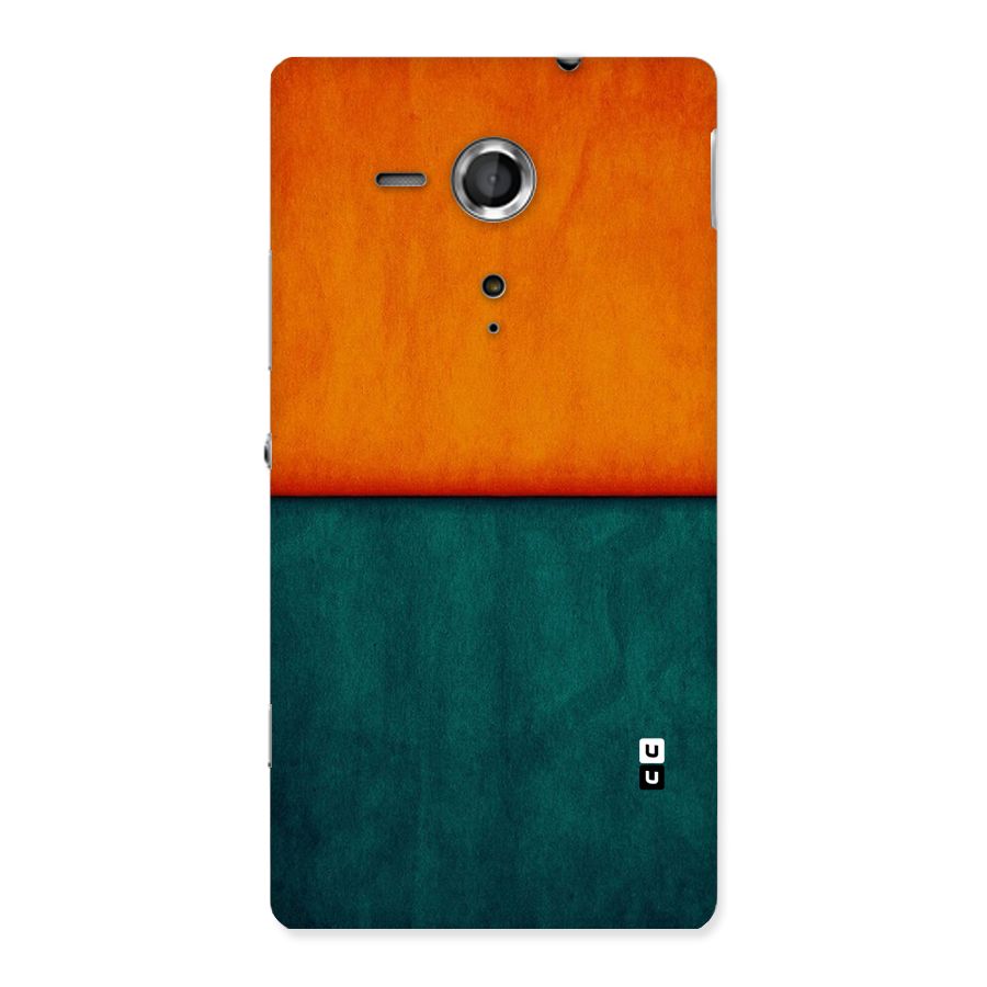 Orange Green Shade Back Case for Sony Xperia SP
