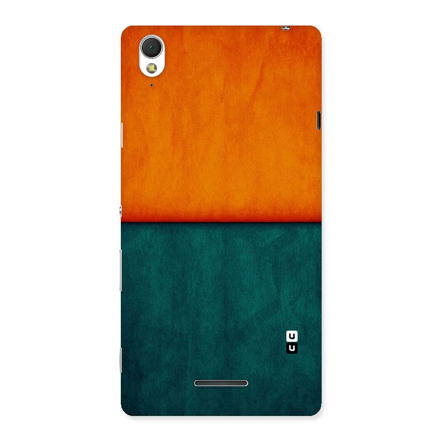 Orange Green Shade Back Case for Sony Xperia T3