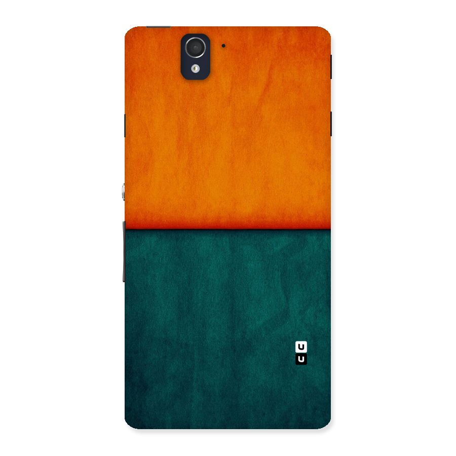 Orange Green Shade Back Case for Sony Xperia Z