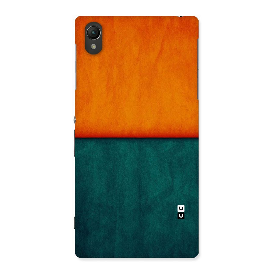 Orange Green Shade Back Case for Sony Xperia Z1