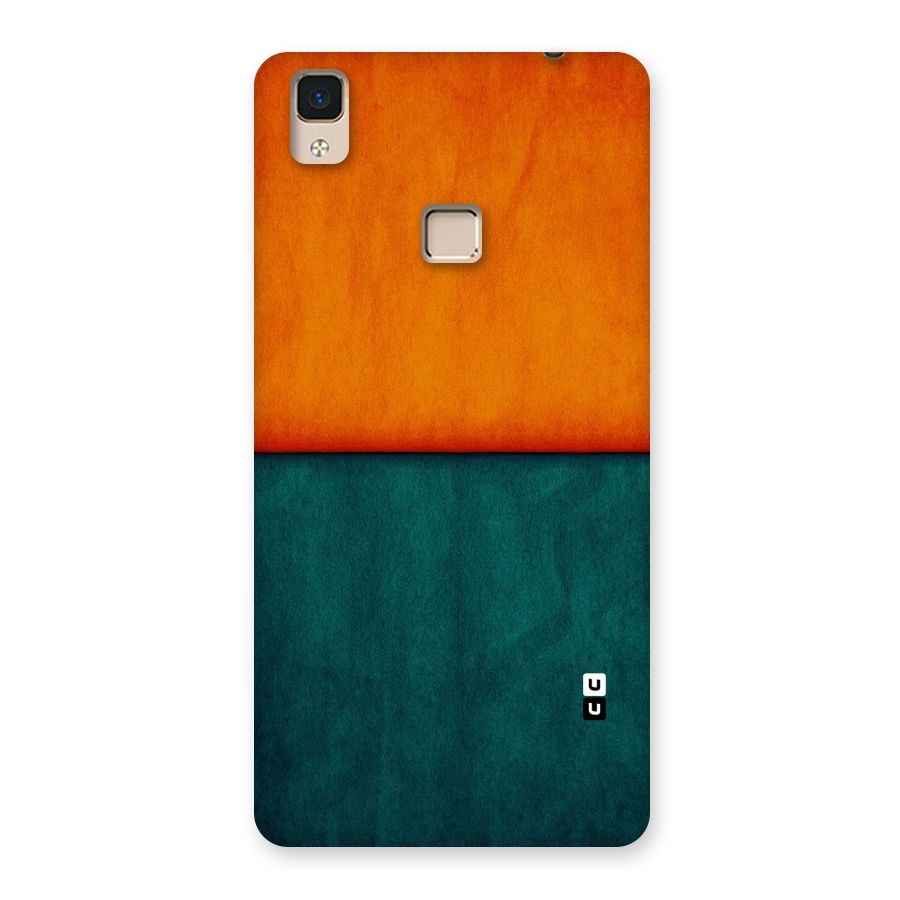 Orange Green Shade Back Case for V3 Max