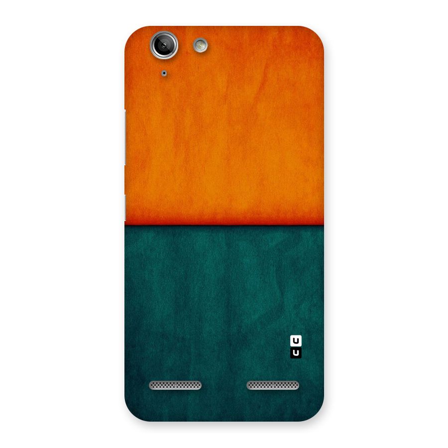 Orange Green Shade Back Case for Vibe K5 Plus