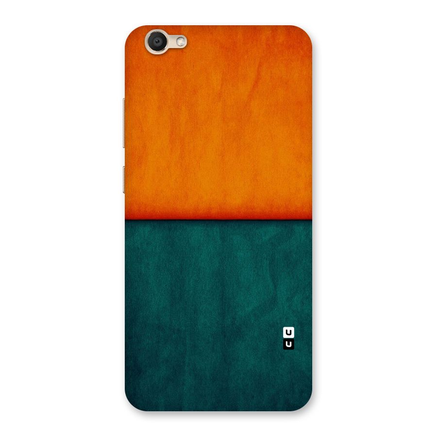 Orange Green Shade Back Case for Vivo V5