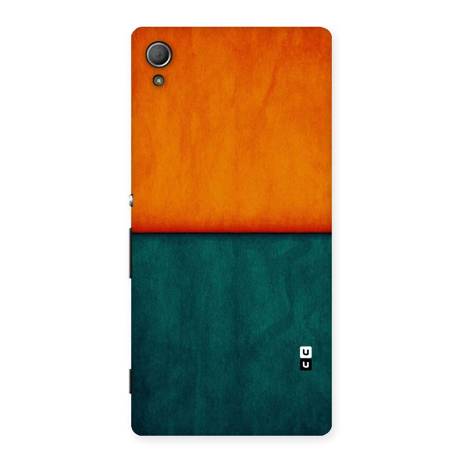 Orange Green Shade Back Case for Xperia Z3 Plus