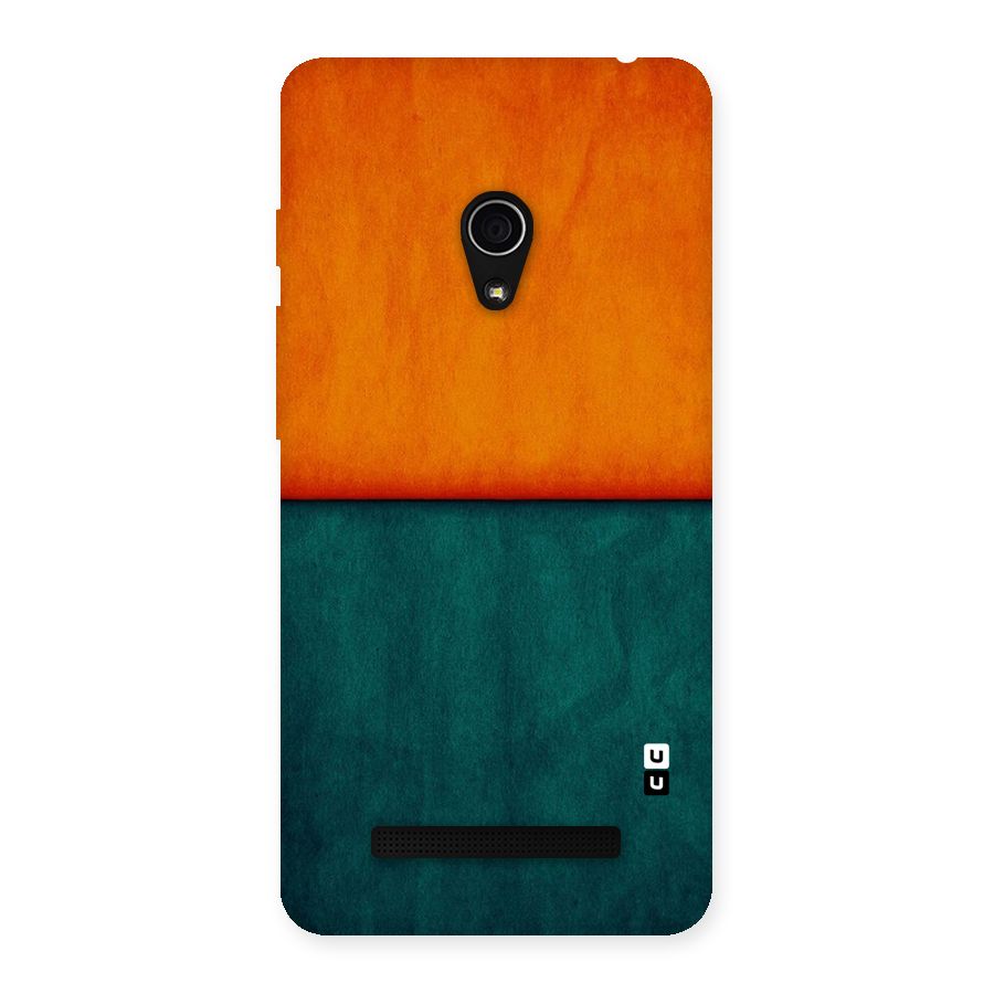 Orange Green Shade Back Case for Zenfone 5