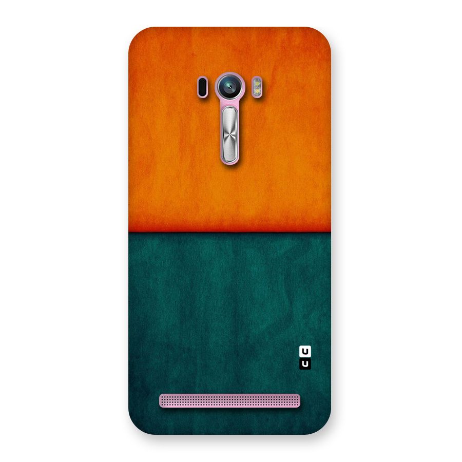 Orange Green Shade Back Case for Zenfone Selfie