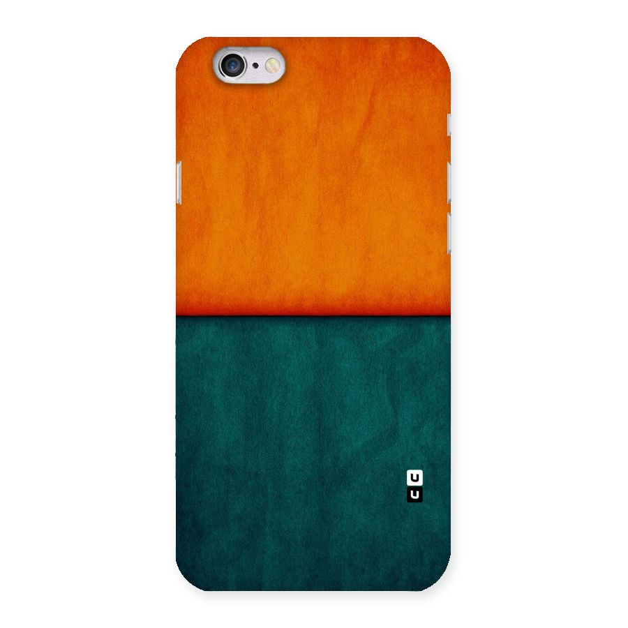 Orange Green Shade Back Case for iPhone 6 6S
