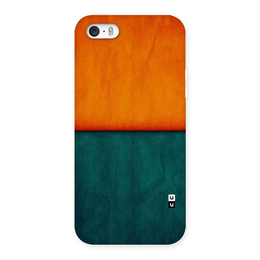 Orange Green Shade Back Case for iPhone SE