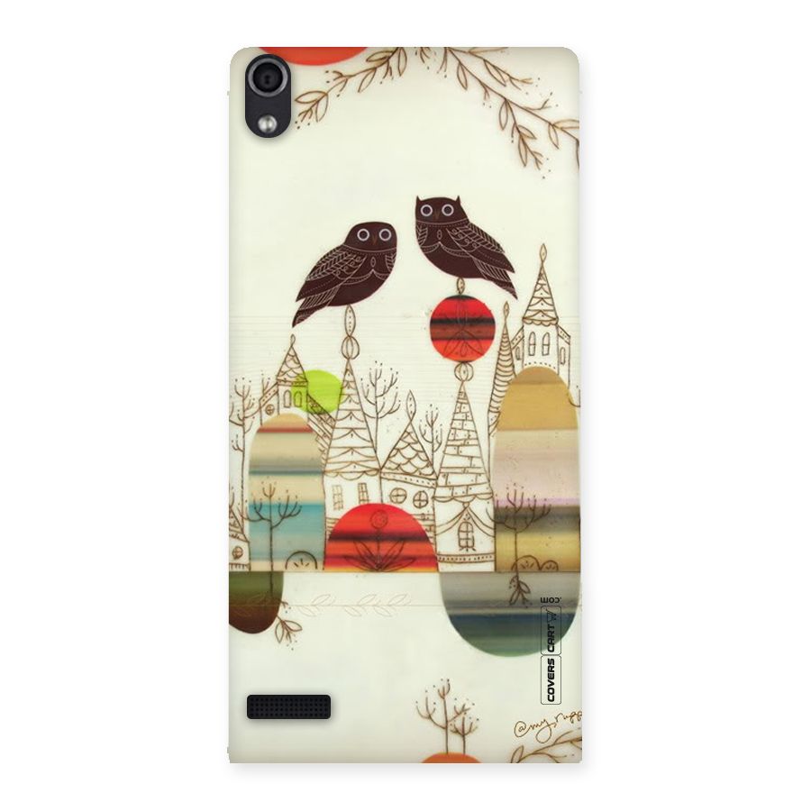 Owl Art Back Case for Ascend P6