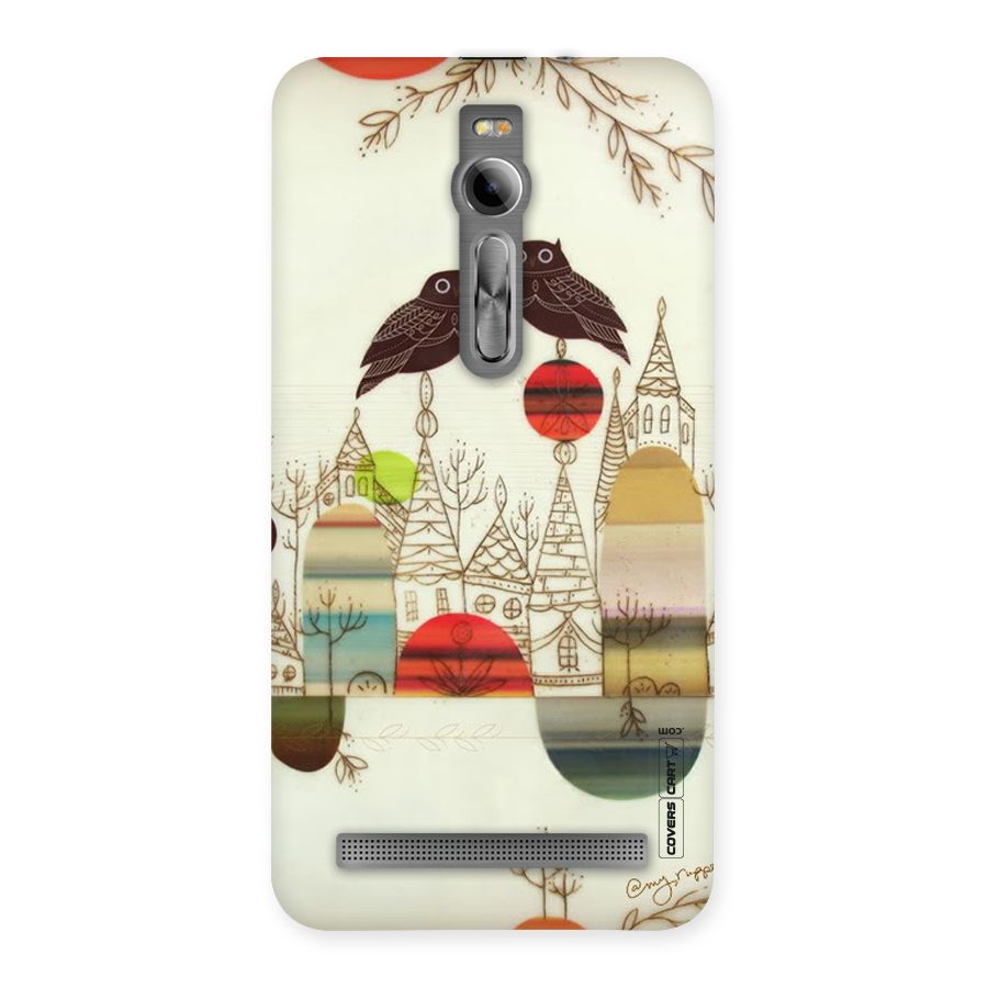 Owl Art Back Case for Asus Zenfone 2