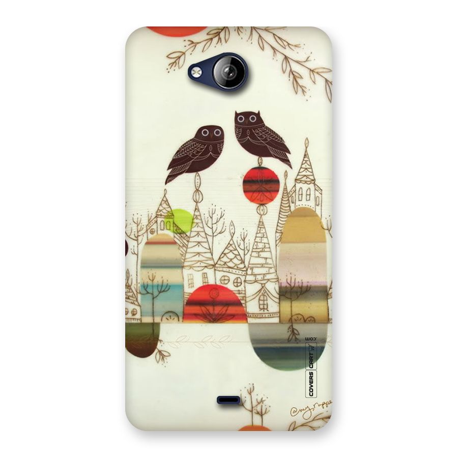 Owl Art Back Case for Canvas Play Q355
