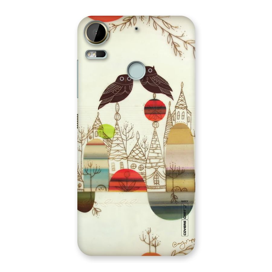 Owl Art Back Case for Desire 10 Pro