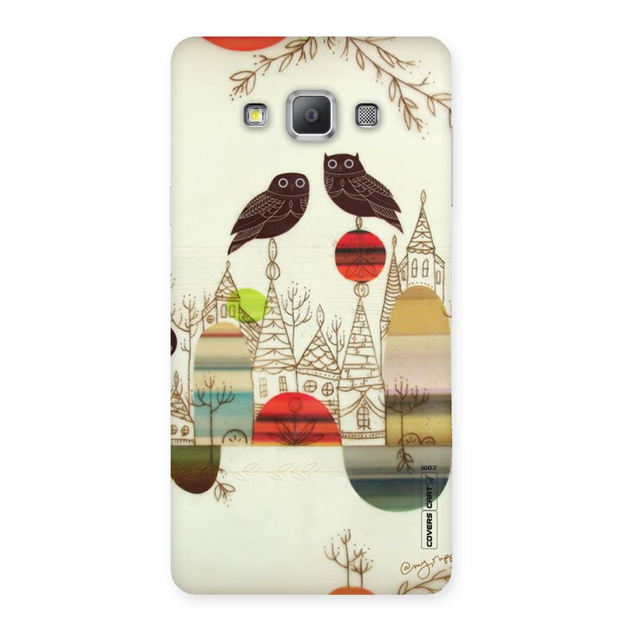 Owl Art Back Case for Galaxy A7
