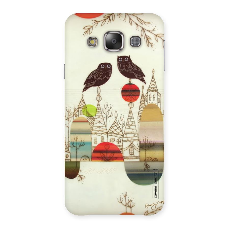 Owl Art Back Case for Galaxy E7