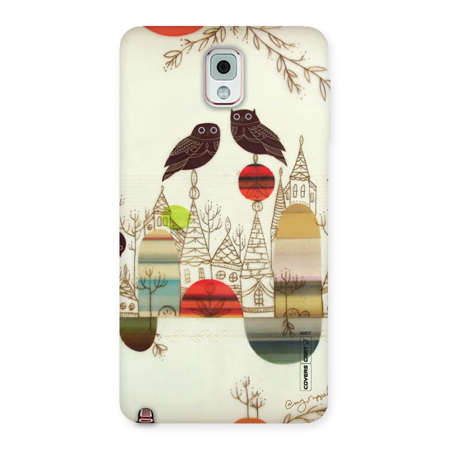 Owl Art Back Case for Galaxy Note 3