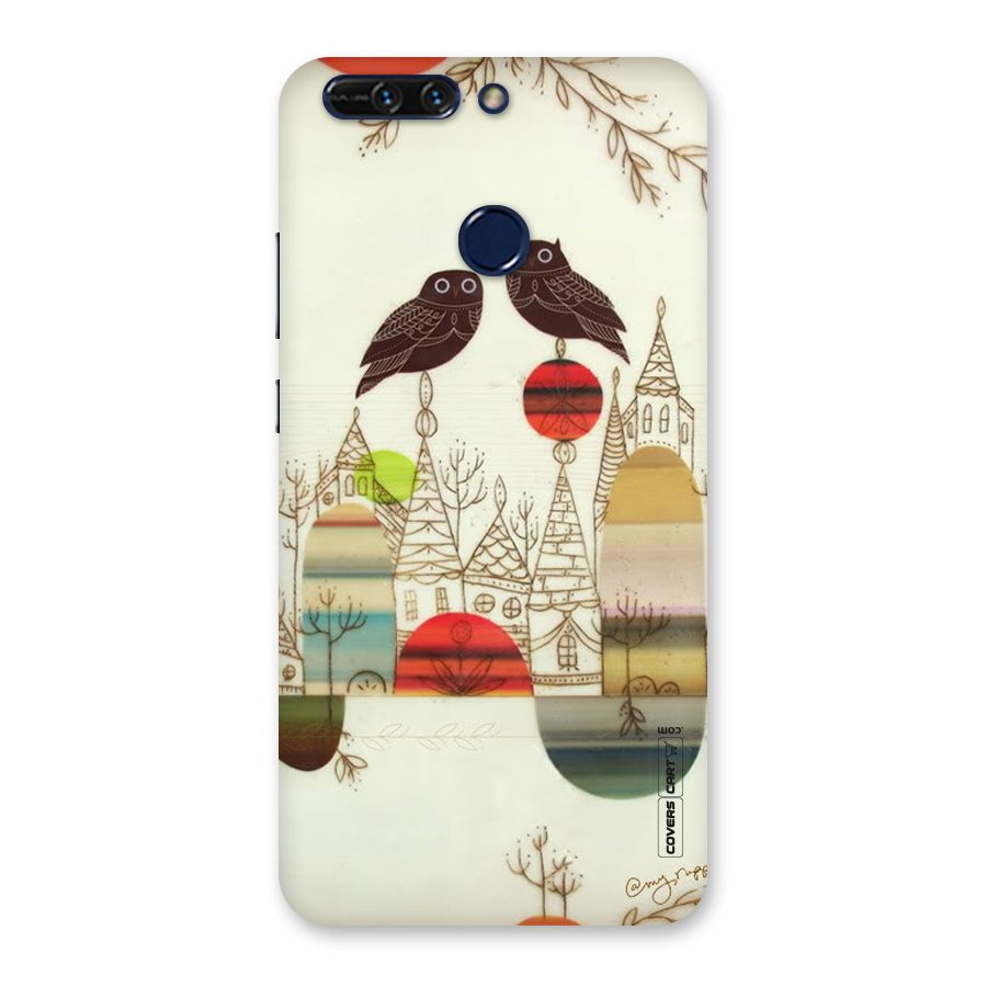Owl Art Back Case for Honor 8 Pro