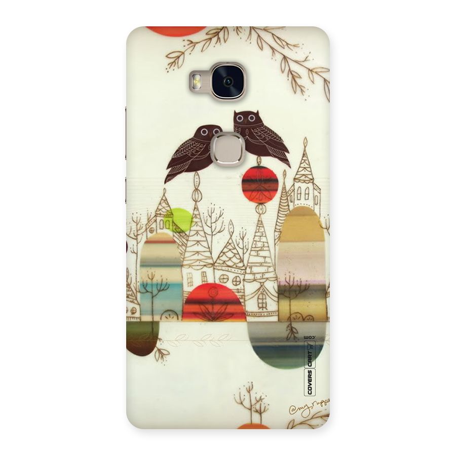 Owl Art Back Case for Huawei Honor 5X
