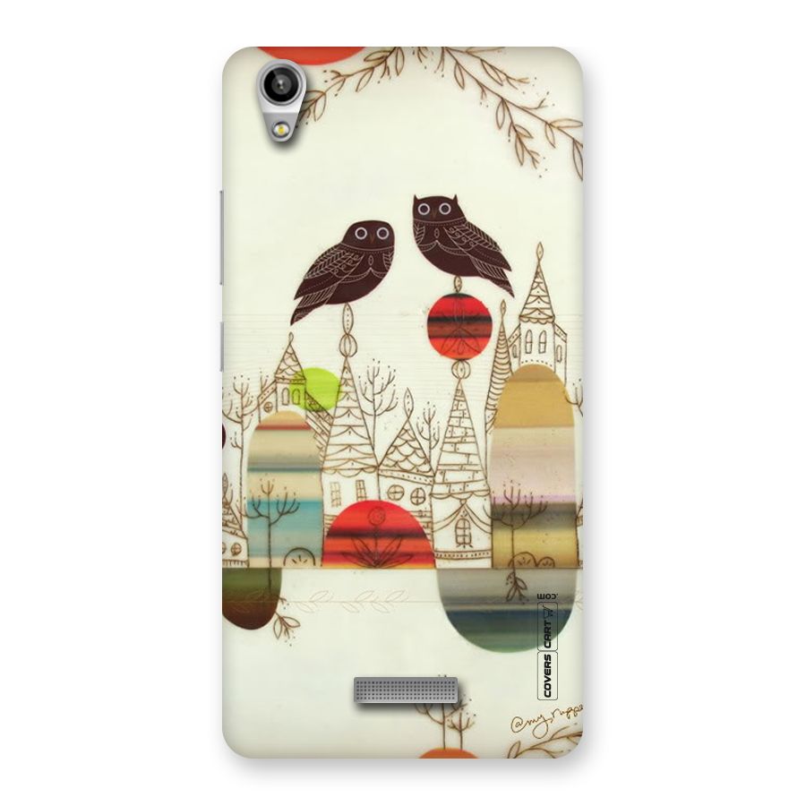 Owl Art Back Case for Lava-Pixel-V1