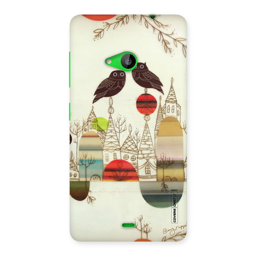 Owl Art Back Case for Lumia 535