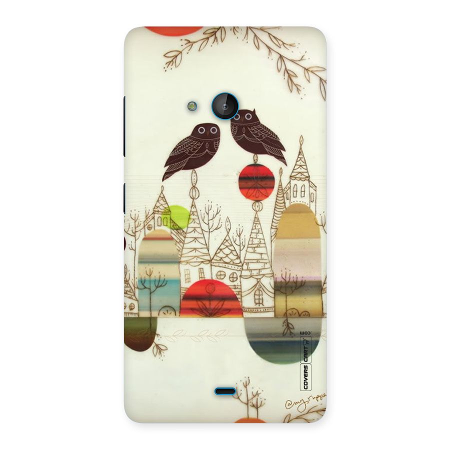 Owl Art Back Case for Lumia 540