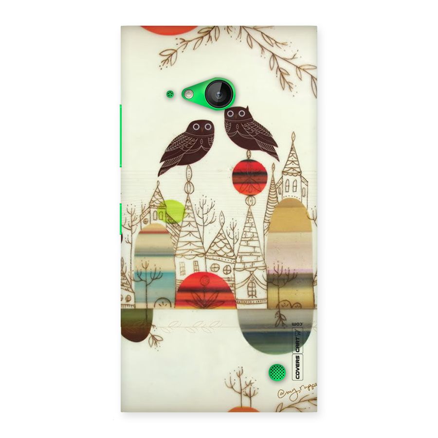 Owl Art Back Case for Lumia 730