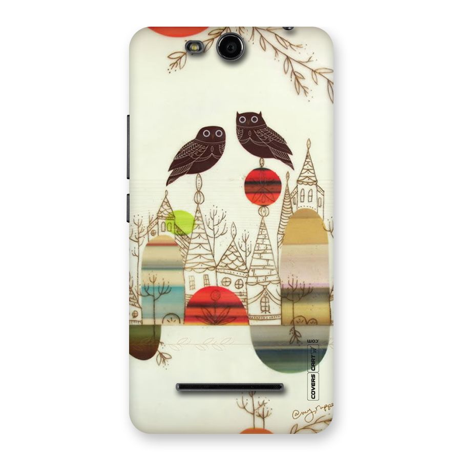 Owl Art Back Case for Micromax Canvas Juice 3 Q392