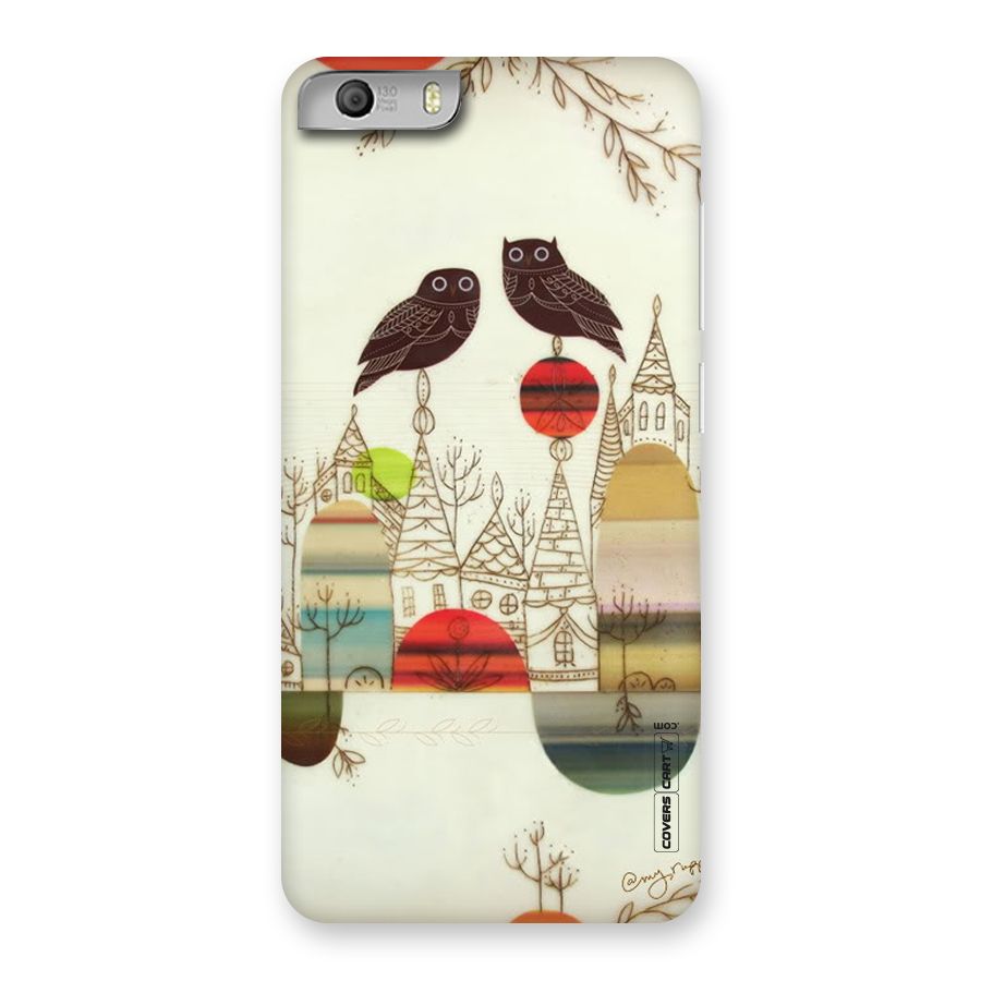 Owl Art Back Case for Micromax Canvas Knight 2