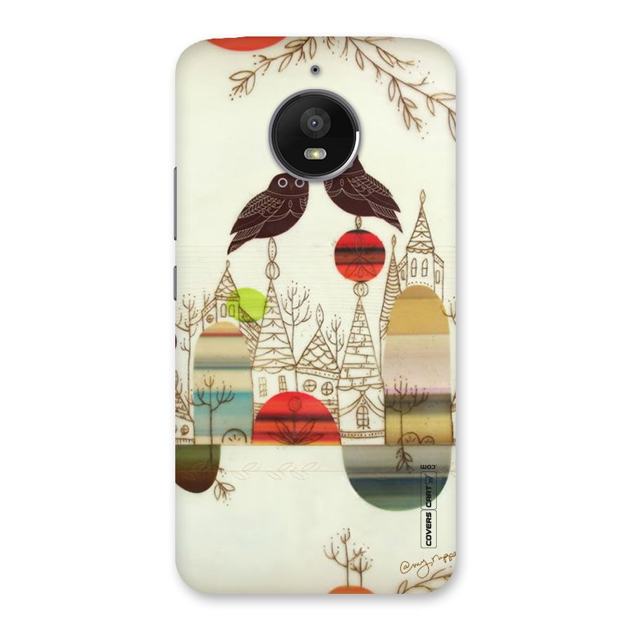 Owl Art Back Case for Moto E4 Plus
