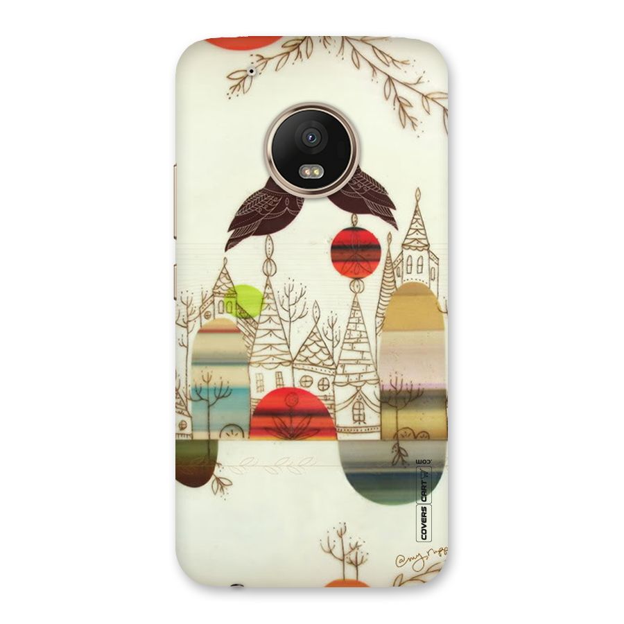 Owl Art Back Case for Moto G5 Plus