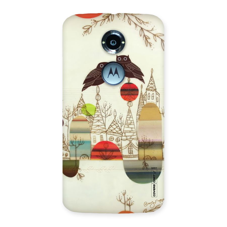 Owl Art Back Case for Moto X 2nd Gen